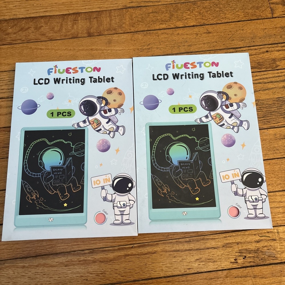 2 Tablets! LCD Writing Tablet for Kids 10‎ Inch, Toys for Girls Boys Drawing Pad